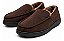 Pantufa Masculina Franciscana Sapato Forrado Lã Confortável Marrom Forrado - Imagem 1