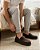 Pantufa Masculina Franciscana Sapato Forrado Lã Confortável Marrom Forrado - Imagem 8