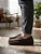 Pantufa Masculina Franciscana Sapato Forrado Lã Confortável Marrom Forrado - Imagem 5