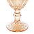Conjunto 06 Taças Copo Diamond Dourado Ambar 260ml Luxo Jogo De Taças Suco Vinho Mesa Posta Elegante - Imagem 6