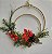 Guirlanda com Dois Aros e Arranjo Floral - Imagem 1
