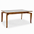 Mesa Dallin 6 a 8 Lugares - Com vidro - Imagem 5