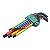 JOGO CHAVE ALLEN ABAUL COLOR 1,5 MM A 10 MM (9PC) LONGA SATA ST09101CHBSJ - Imagem 1