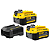KIT 2 BATERIAS  20V MAX 4AH C/ CARREGADOR 4AH - STANLEY - SCB244CK-BR - Imagem 1