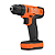 BROCA DE MARTELO B D 12V 10MM BROCA DE MARTELO - BCD712VHD-BR - BLACK & DECKER - Imagem 1