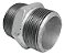 NIPLE GALVANIZADO ROSCA MACHO BSP CLASSE 150 - Imagem 2