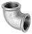 COTOVELO 90° GALVANIZADO BSP CLASSE 150 - Imagem 1