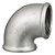 COTOVELO 90° GALVANIZADO BSP CLASSE 150 - Imagem 2