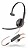 Headset Poly Plantronics Blackwire C3215 USB-A + P2 3,5 mm Preto - Imagem 1