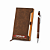 Caderno Capa Dura 9x18 com Caneta - Imagem 1