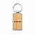 Chaveiro Metal Bambu Retangular - Imagem 1