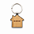 Chaveiro Metal Bambu Casa - Imagem 1