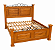 Cama Queen Imperial com Ferragem em Madeira de Demolição - Imagem 2