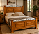 Cama Queen Imperial com Ferragem em Madeira de Demolição - Imagem 1