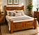 Cama Queen Imperial sem Ferragem em Madeira de Demolição - Imagem 1
