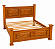 Cama Queen Imperial sem Ferragem em Madeira de Demolição - Imagem 2