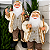 Papai Noel Rústico em Tons Neutros 60 cm - Imagem 2