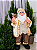 Papai Noel Rústico em Tons Neutros 60 cm - Imagem 1
