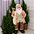 Papai Noel Rústico em Tons Neutros 80 cm - Imagem 3