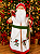 Papai Noel Decorativo com cajado e cardeal em pé 80 cm - Imagem 4