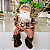 Papai Noel Rústico em tons neutros sentado 40 cm - Imagem 1