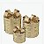 Kit de Caixas Decorativas iluminadas led 3 unidades - Imagem 1