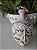 Peão Decorativo em Tecido Bordado 21 cm - Imagem 3