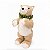 Urso Decorativo em Pé de Sisal Bege 50 cm - Imagem 3