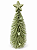 Árvore Verde Nevada com Estrela em Isopor e Base de Metal 37 cm - Imagem 1