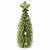 Árvore Verde Nevada com Estrela em Isopor e Base de Metal 37 cm - Imagem 1