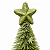 Árvore Verde Nevada com Estrela em Isopor e Base de Metal 33 cm - Imagem 3