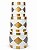 Kit de Tambor Decorativo em Metal Branco, Dourado e Prata - 3 Tamanhos/Unidades - Imagem 1