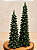 Árvore de Natal Topiária Verde em Resina 38 cm - Imagem 3