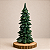 Árvore de Natal Topiária Verde em Resina 38 cm - Imagem 1