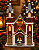 Igreja Natalina em Resina com LED 28 cm - Imagem 1