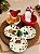 Pote Natalino Papai Noel cerâmica 12 cm - Imagem 2