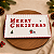 Travessa Retangular em Cerâmica "Merry Christmas" 38 cm - Imagem 1