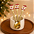 Kit com 6 Colheres de Natal em Metal Dourado Árvore de Natal e Papai Noel 11 cm - Imagem 1