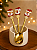 Kit com 6 Colheres de Natal em Metal Dourado Árvore de Natal e Papai Noel 11 cm - Imagem 1