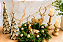 Árvore Decorativa em Metal Fosco Prata e Dourado – 42 cm - Imagem 2
