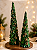 Árvore de Natal Decorativa em Resina 60 cm com Folhas Verdes e Pinhas Douradas | Decoração Natalina Premium | Delicare Home - Imagem 2