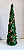 Árvore de Natal Decorativa em Resina 60 cm com Folhas Verdes e Pinhas Douradas | Decoração Natalina Premium | Delicare Home - Imagem 1