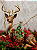 Rena Majestosa Sentada em Resina 80 cm com Árvore de Natal Decorada | Chifres Removíveis | Decoração de Natal Premium | Delicare Home - Imagem 1