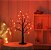 Árvore Seca LED Laranja 45 cm com 24 LEDs | Alimentação USB ou Pilhas | Decoração Halloween Premium | Delicare Home - Imagem 1