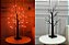 Árvore Seca LED Laranja 45 cm com 24 LEDs | Alimentação USB ou Pilhas | Decoração Halloween Premium | Delicare Home - Imagem 3