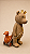 Urso Decorativo em Resina com Coroa Dourada e Patinho 13 cm | Escultura Infantil Vintage | Decoração Premium | Delicare Home - Imagem 2