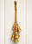 Cacho com 7 Sinos em metal Dourados Decorativos 50 cm | Enfeite Natalino com Cordão Rústico | Decoração de Natal Clássica Premium | Delicare Home - Imagem 2