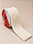 Fita Aramada de Pelúcia Branca 6,3 cm x 4,57 m | Fita Natalina Premium | Delicare Home - Imagem 1