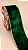 Fita Aramada de Veludo Verde 6,3 cm x 9,14 m | Acabamento Dourado | Delicare Home - Imagem 1