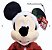 Mickey Natalino Disney Licenciado 45 cm em pé xadrez| Pelúcia Decorativa de Natal | Delicare Home - Imagem 5